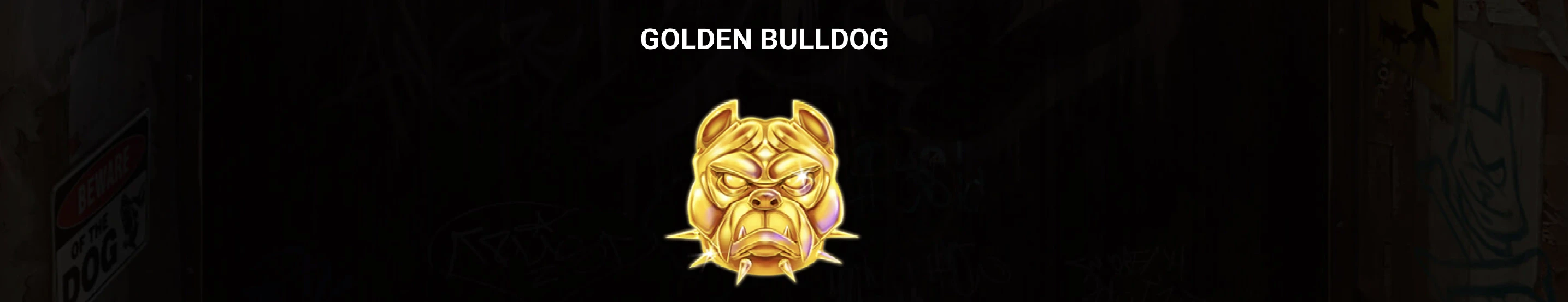 Symbole golden bulldog sur la machine a sous angry dogs de GameArt