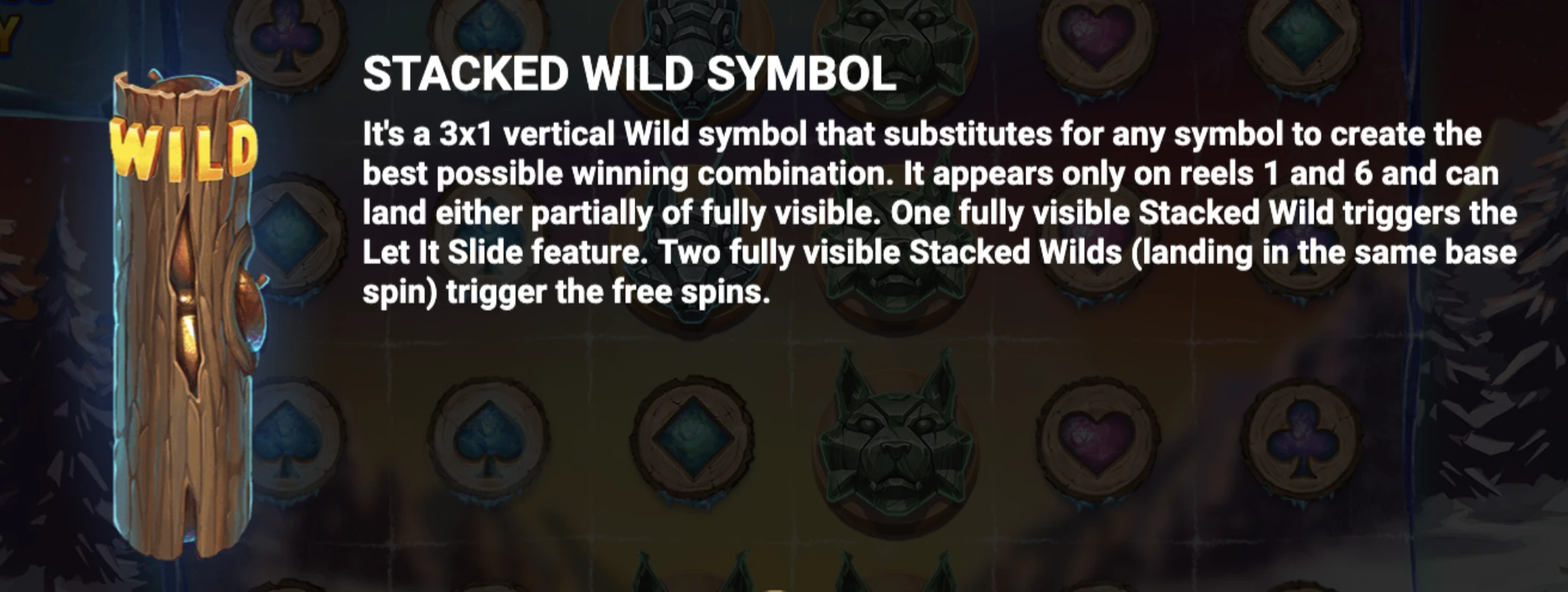 Stacker Wild Symbole disponible sur la machine a sous Let It Slide du provider Jade Rabbit Studio en collaboration avec Yggdrasil Gaming