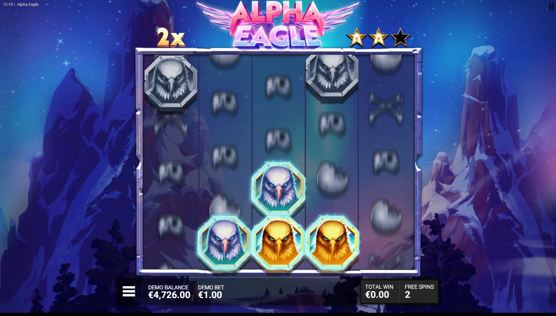 Alpha Eagle est une machine à sous qui propose deux bonus