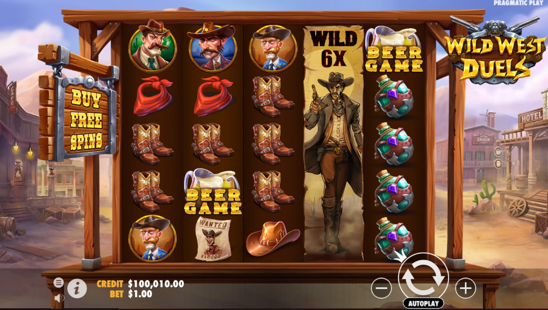 base game wild west duels