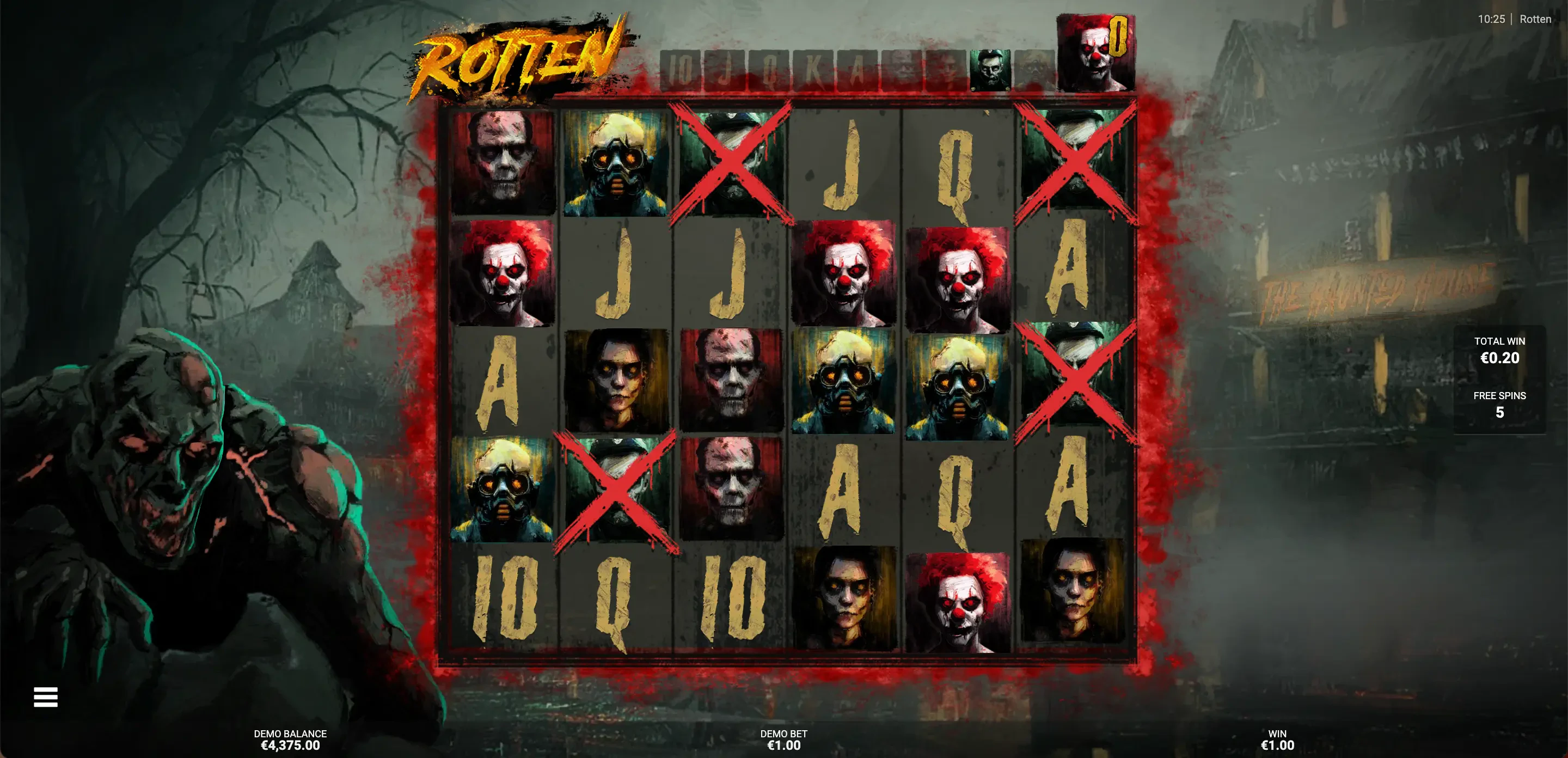 Rotten total takedown free spins