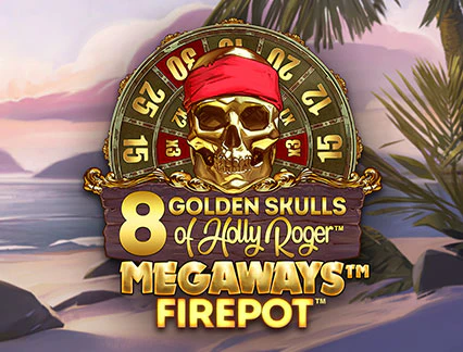 8 Golden Skulls of Holly Roger Megaways Firepot