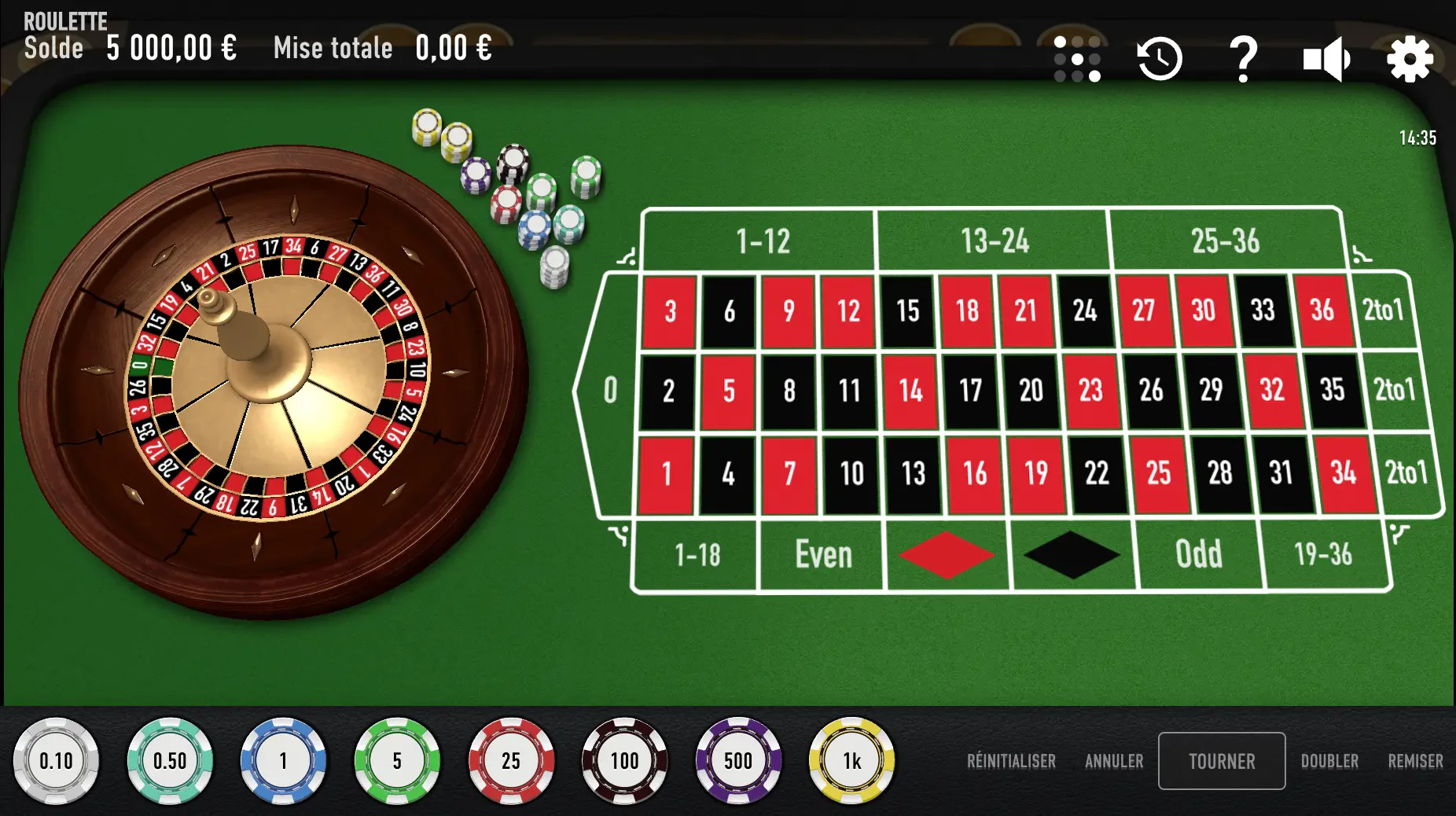 roulette relax gaming