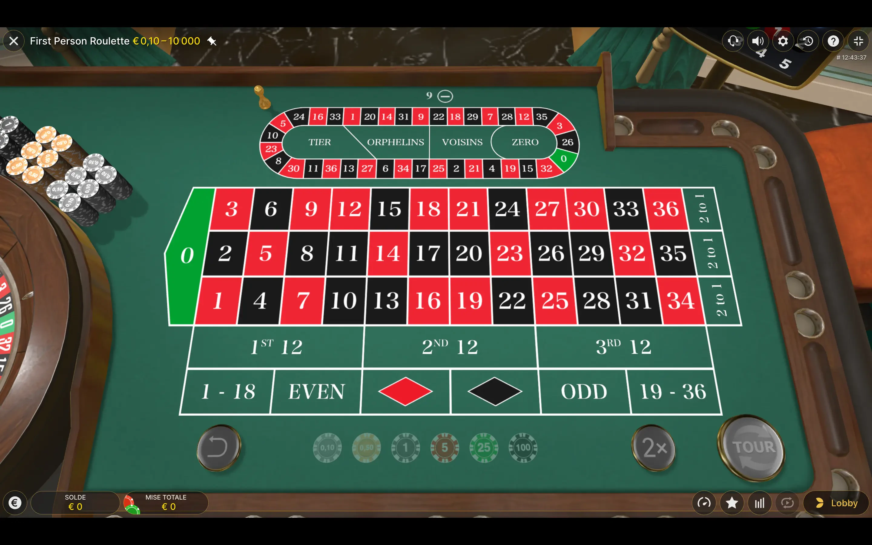 Roulette First Person
