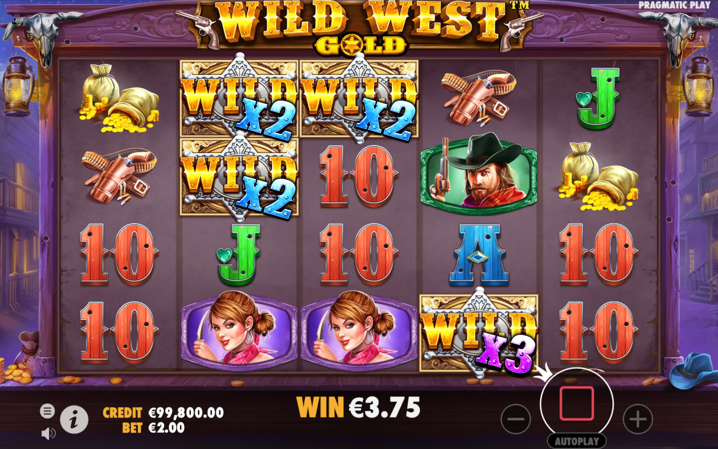 Wild West Gold bonus