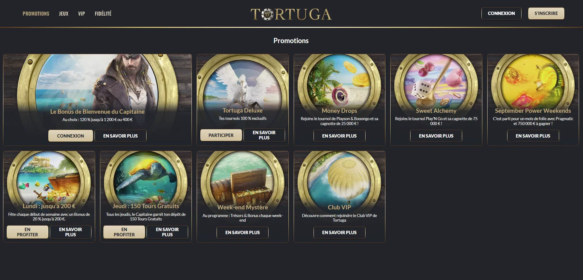 Tortuga promotions