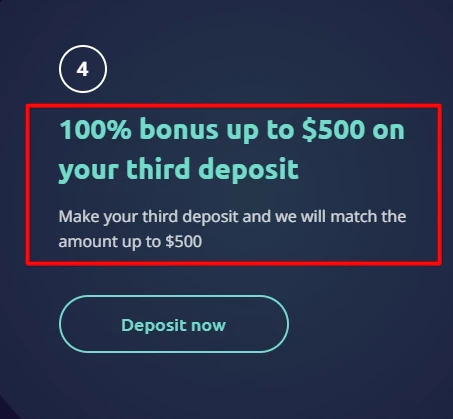 SpinAway 3rd Deposit Bonus