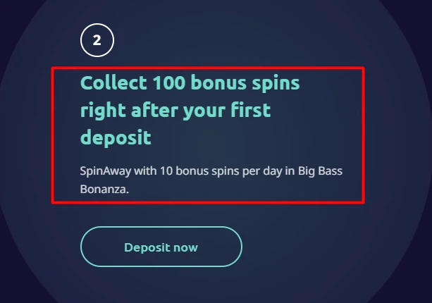 SpinAway Bonus Free Spins