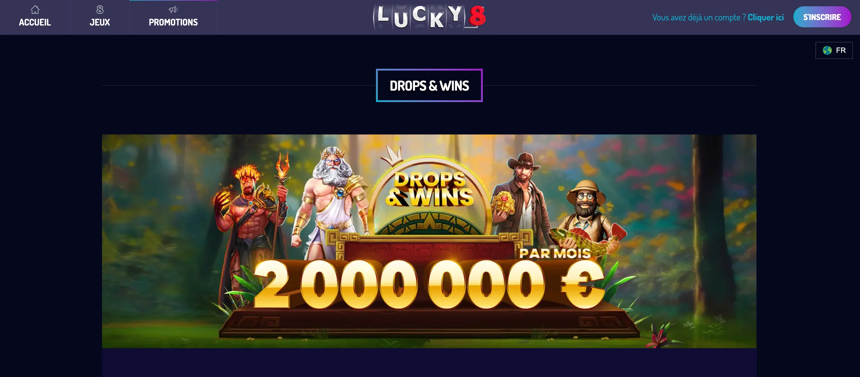drops & wins lucky8