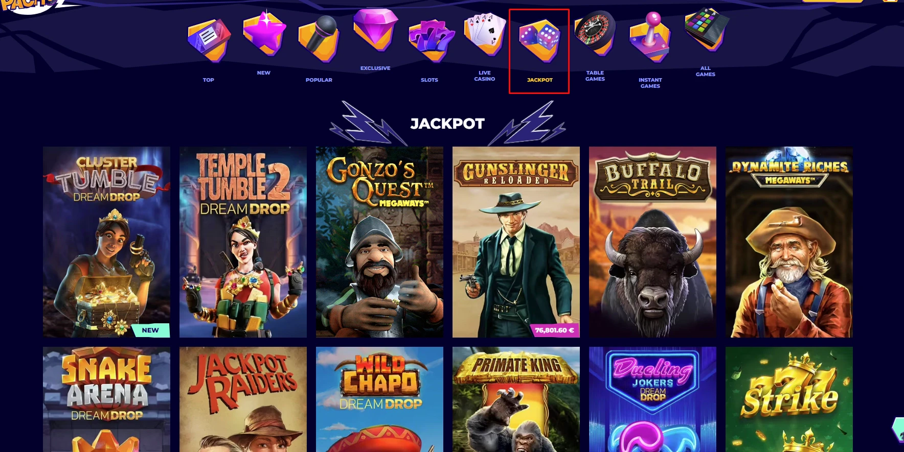 MrPacho Jackpot Games