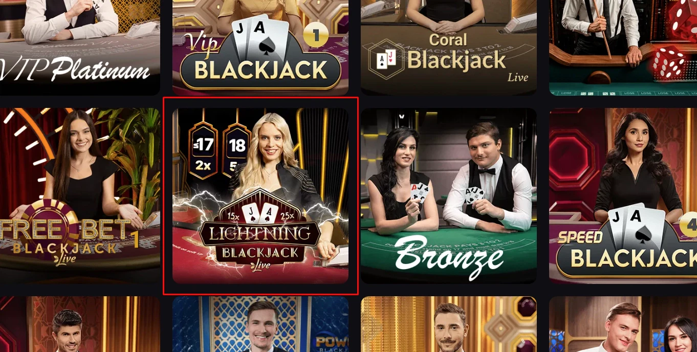 N1 Casino Lightning Blackjack