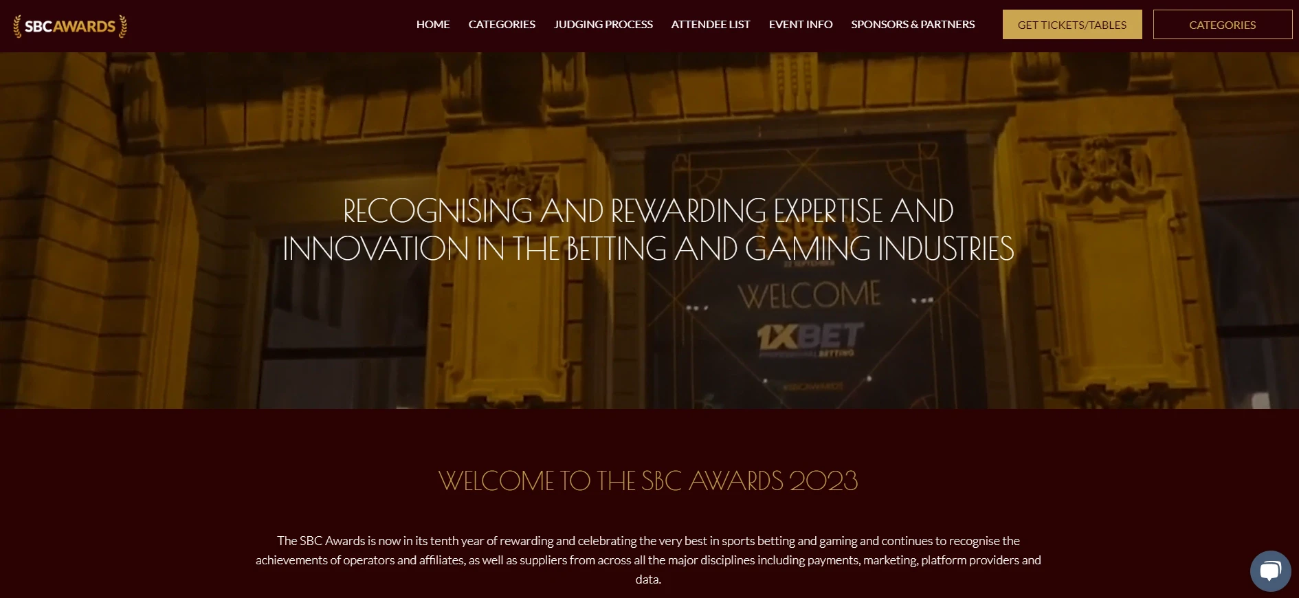 SBC Awards Home Page