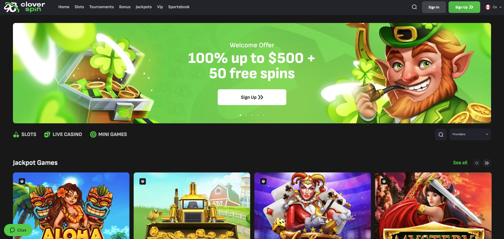 Cloverspin Home Page