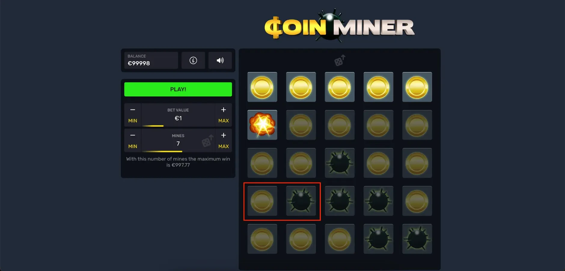 coin miner symboles