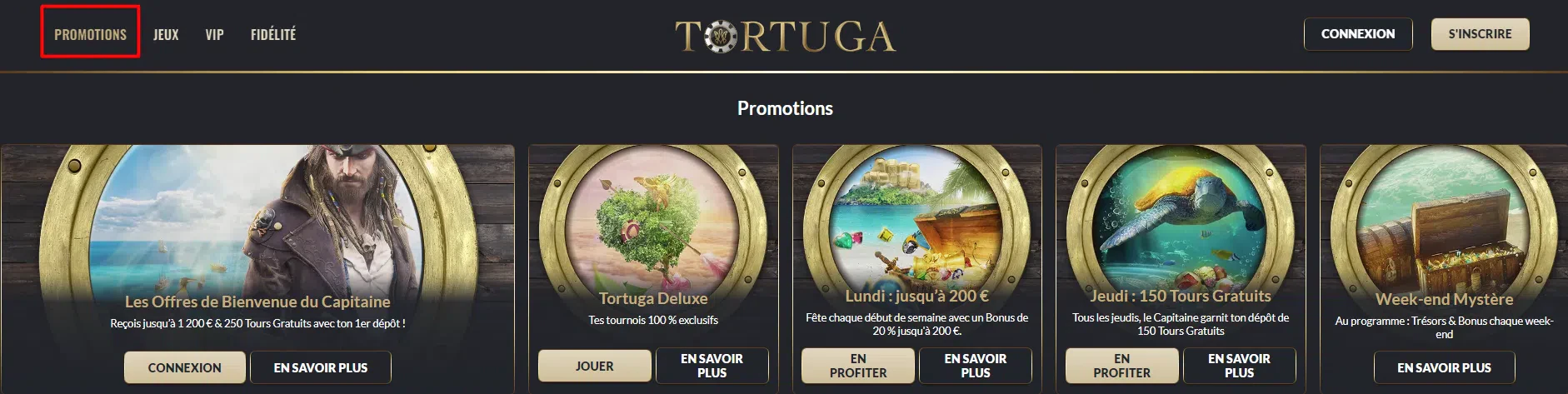 Promotions Tortuga
