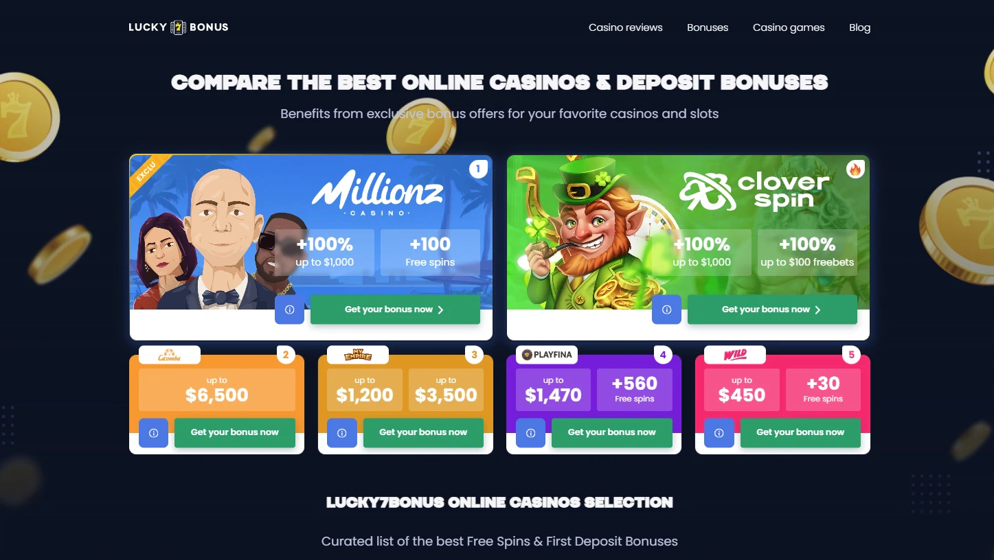 Lucky7Bonus Best Canadian Online Casinos