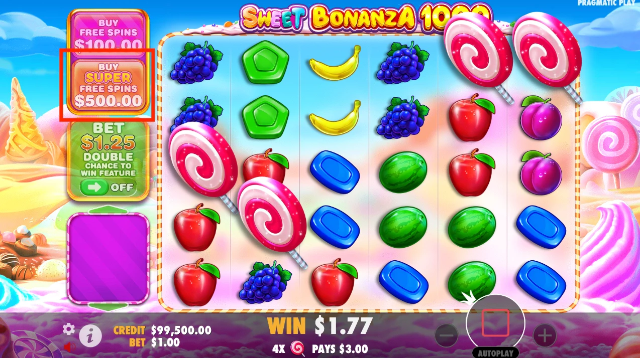 Super Bonus Sweet Bonanza 1000