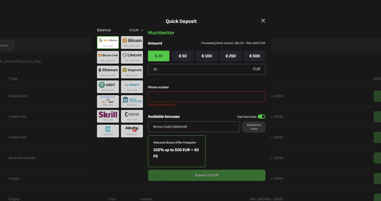 Cloverspin Deposit