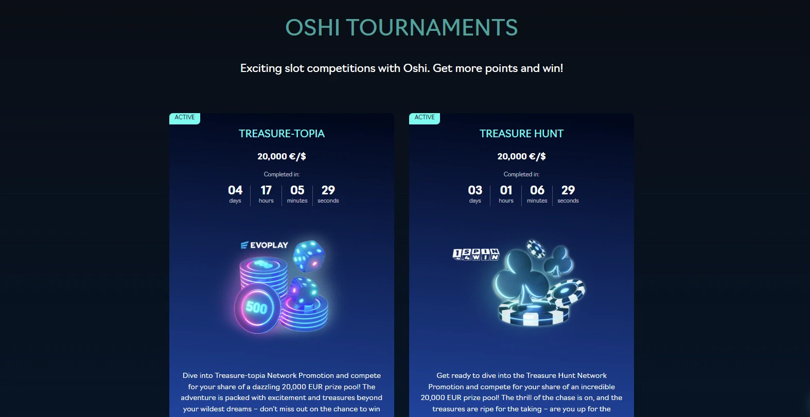Oshi Tournaments