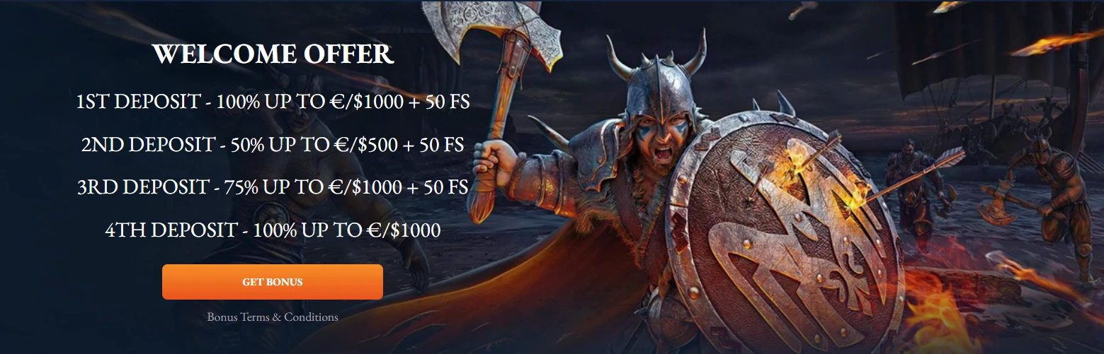 Axe Casino Welcome Offer
