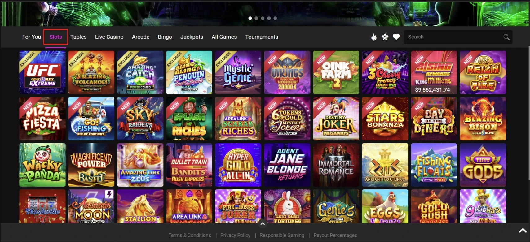 Jackpot City Casino Slot Machines