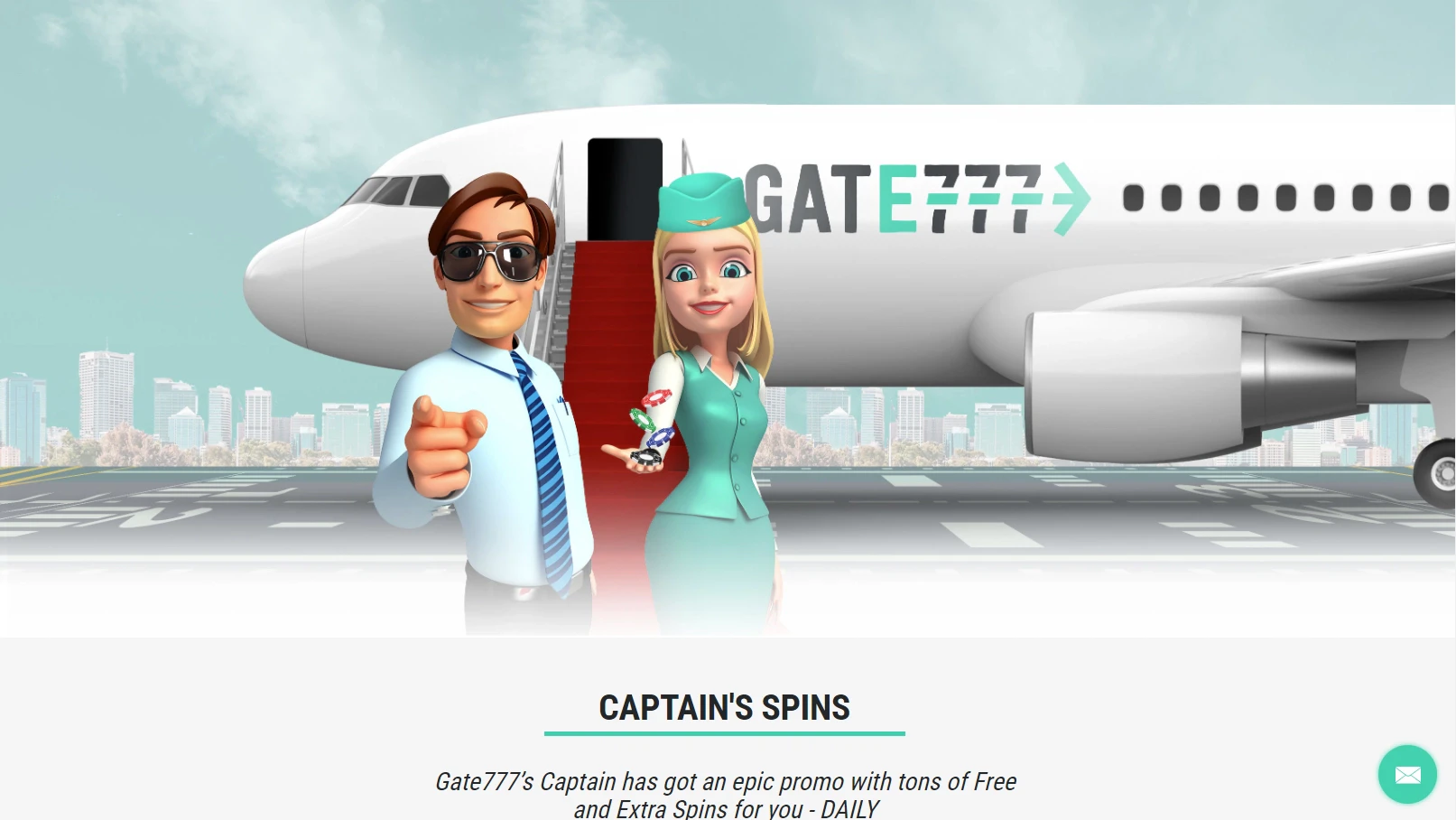 Gate777 Casino Captain's Spins