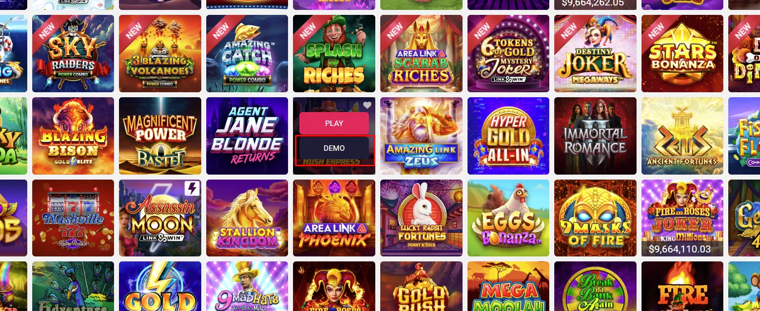 Spin Casino Mobile Games