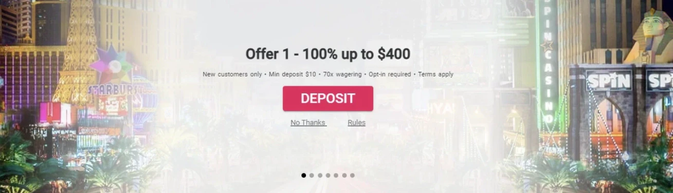 Spin Casino First Deposit Bonus