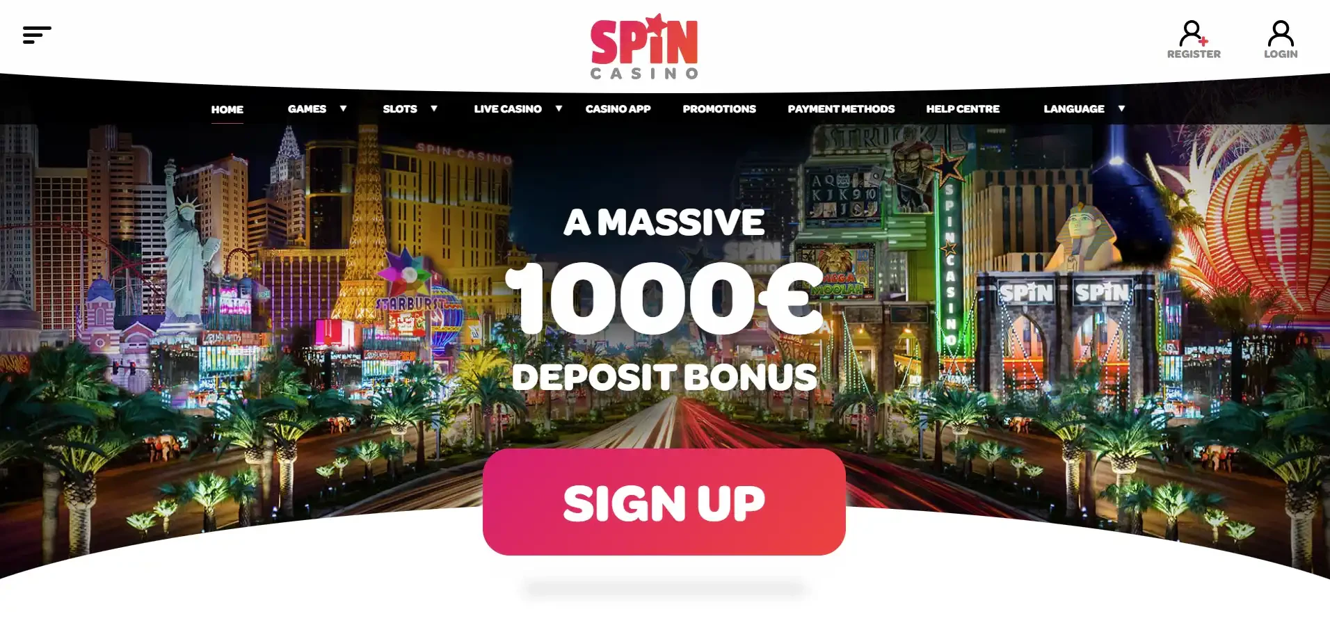Spin Casino Welcome Bonus