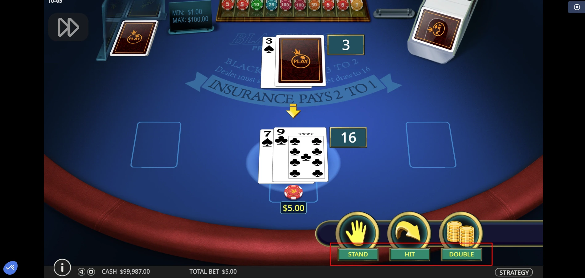 Pragmatic Play Multihand Blackjack