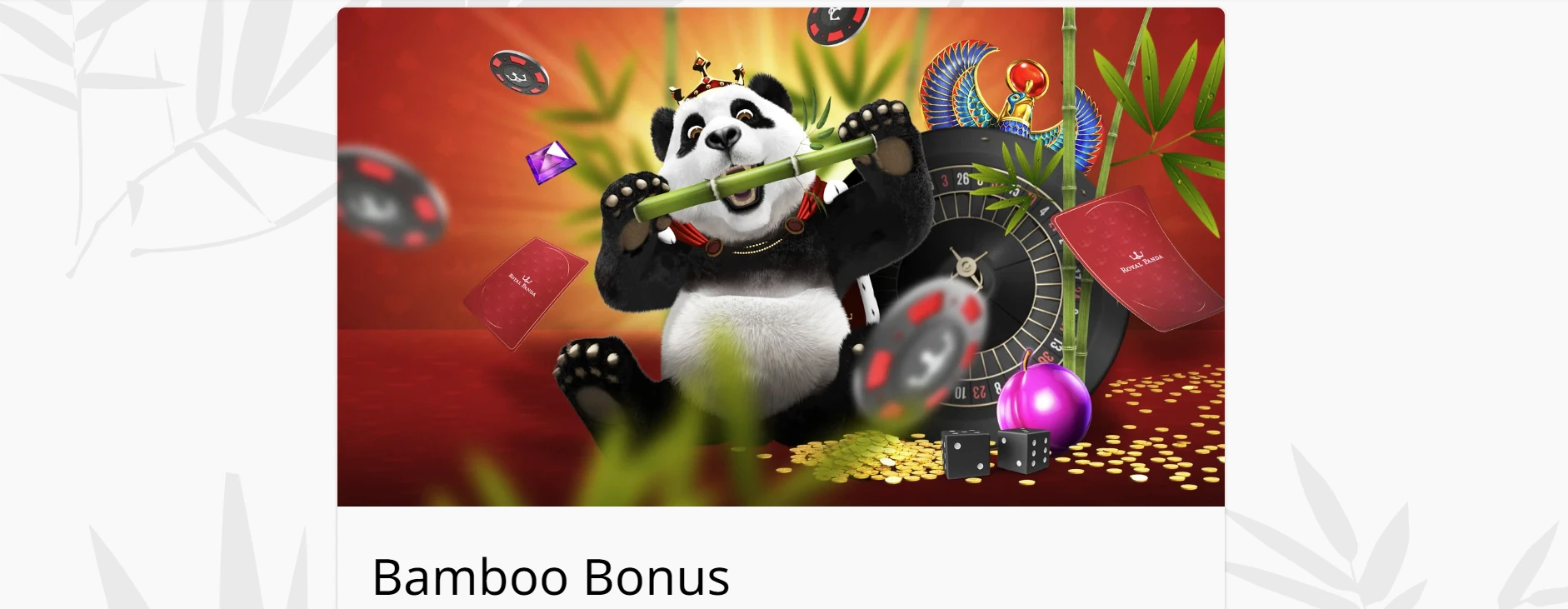 Royal Panda Bamboo Bonus