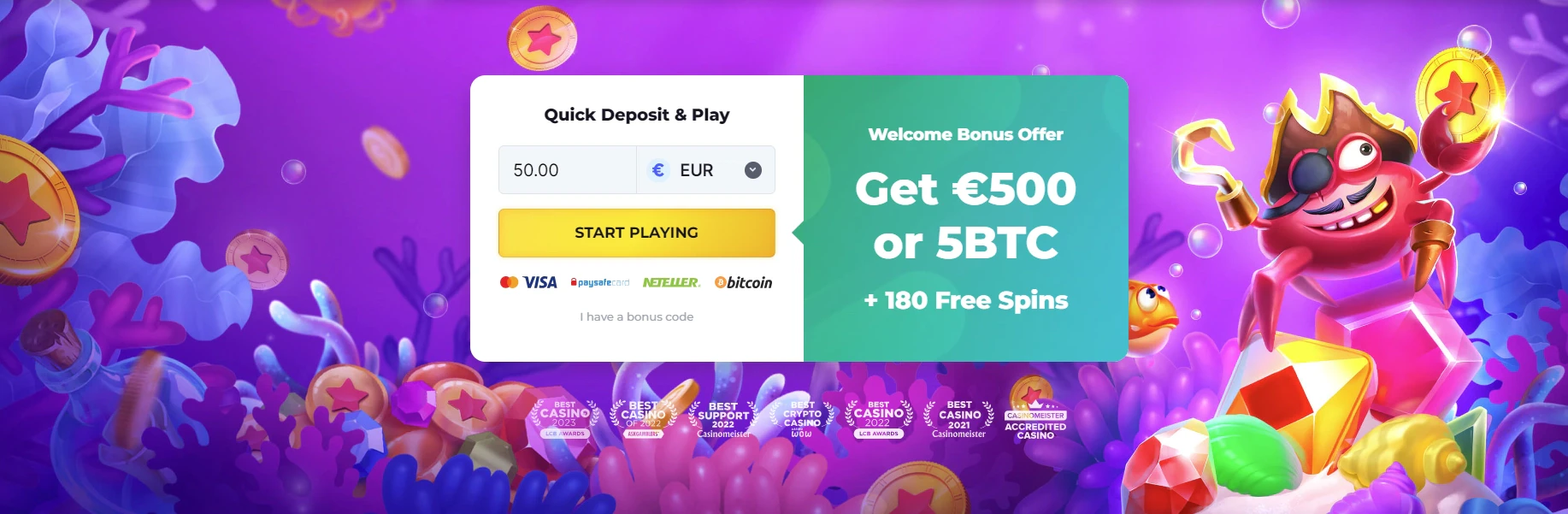 BitStarz Welcome Bonus