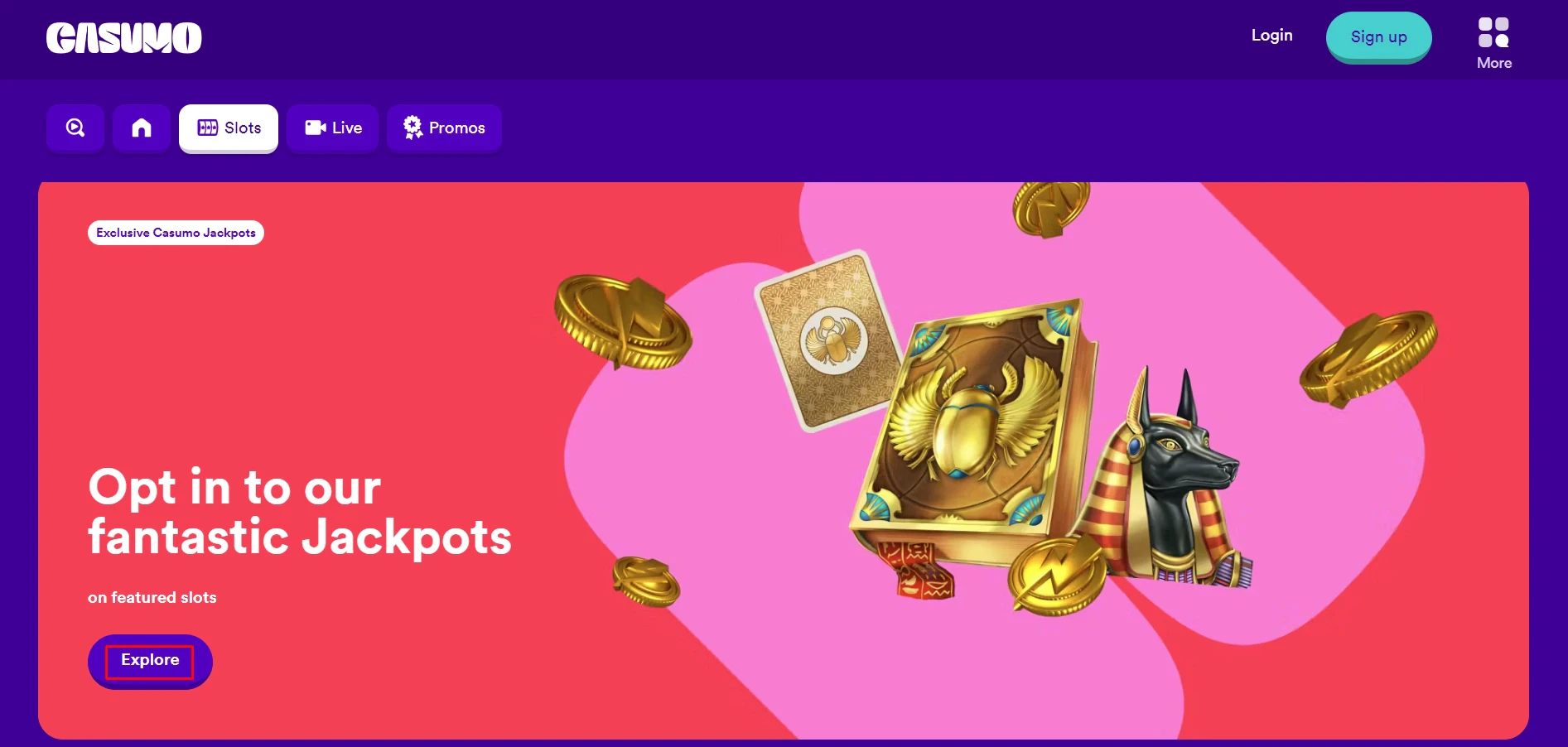 Casumo Casino Jackpot Games