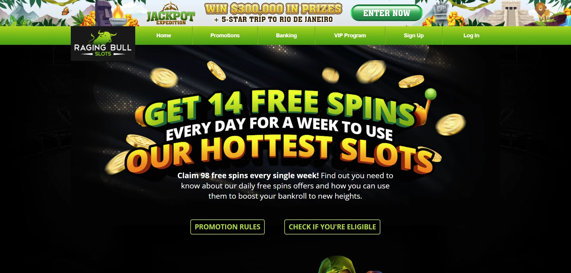 Raging Bull Slots Free Spins