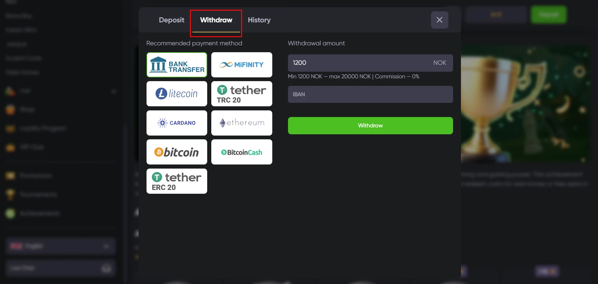 Spinline Casino Withdrawal