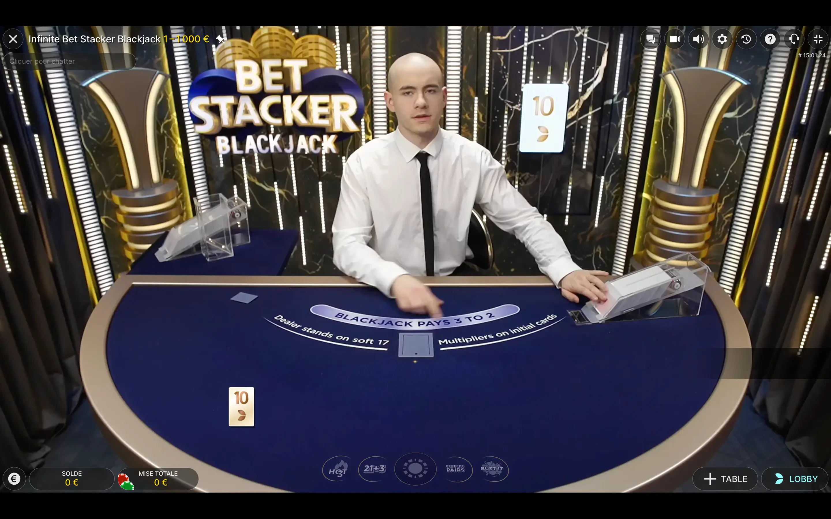 Infinite Bet Stacker Blackjack