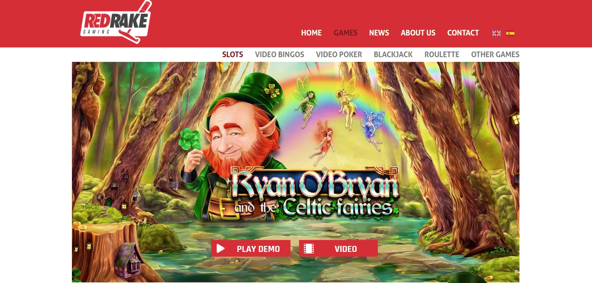 Red Rake Gaming Ryan O'Bryan And The Celtic Fairies