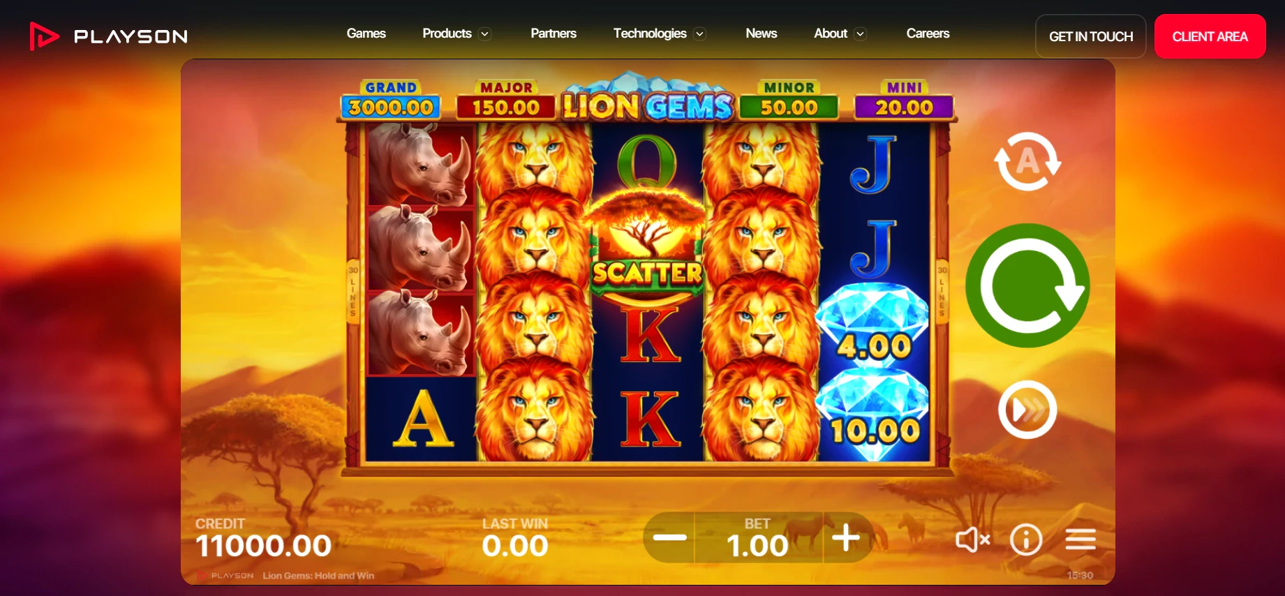 Playson Lion Gems