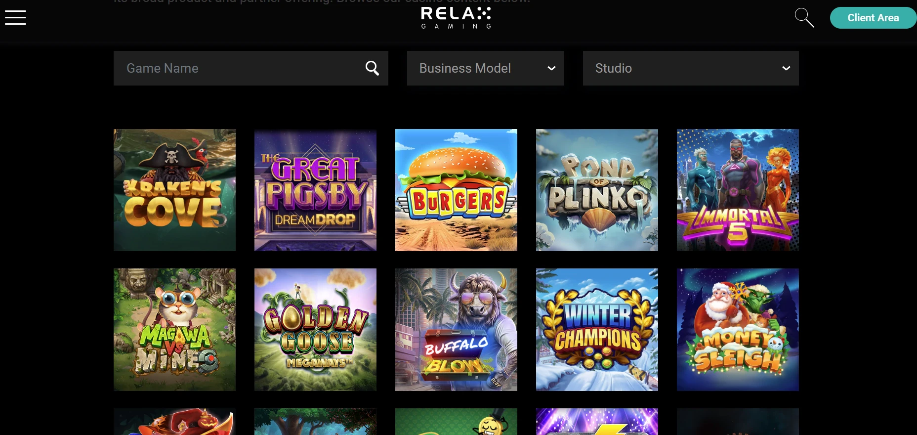 Relax Gaming Slots