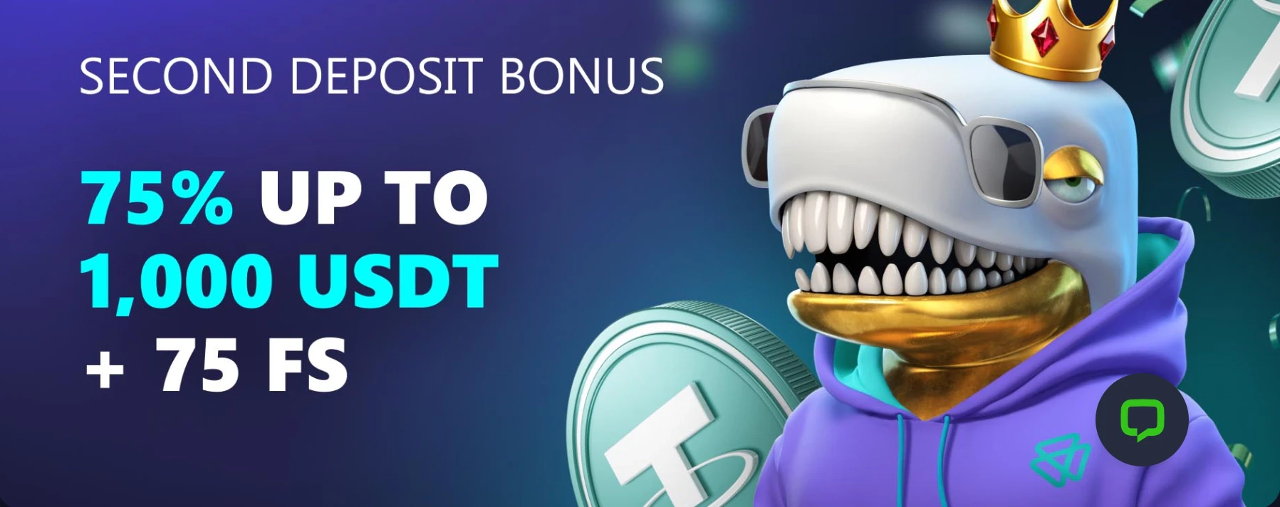 Bets.io 2nd deposit Welcome Bonus