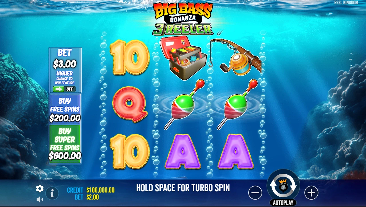 Big Bass Bonanza by Pragmatic Play