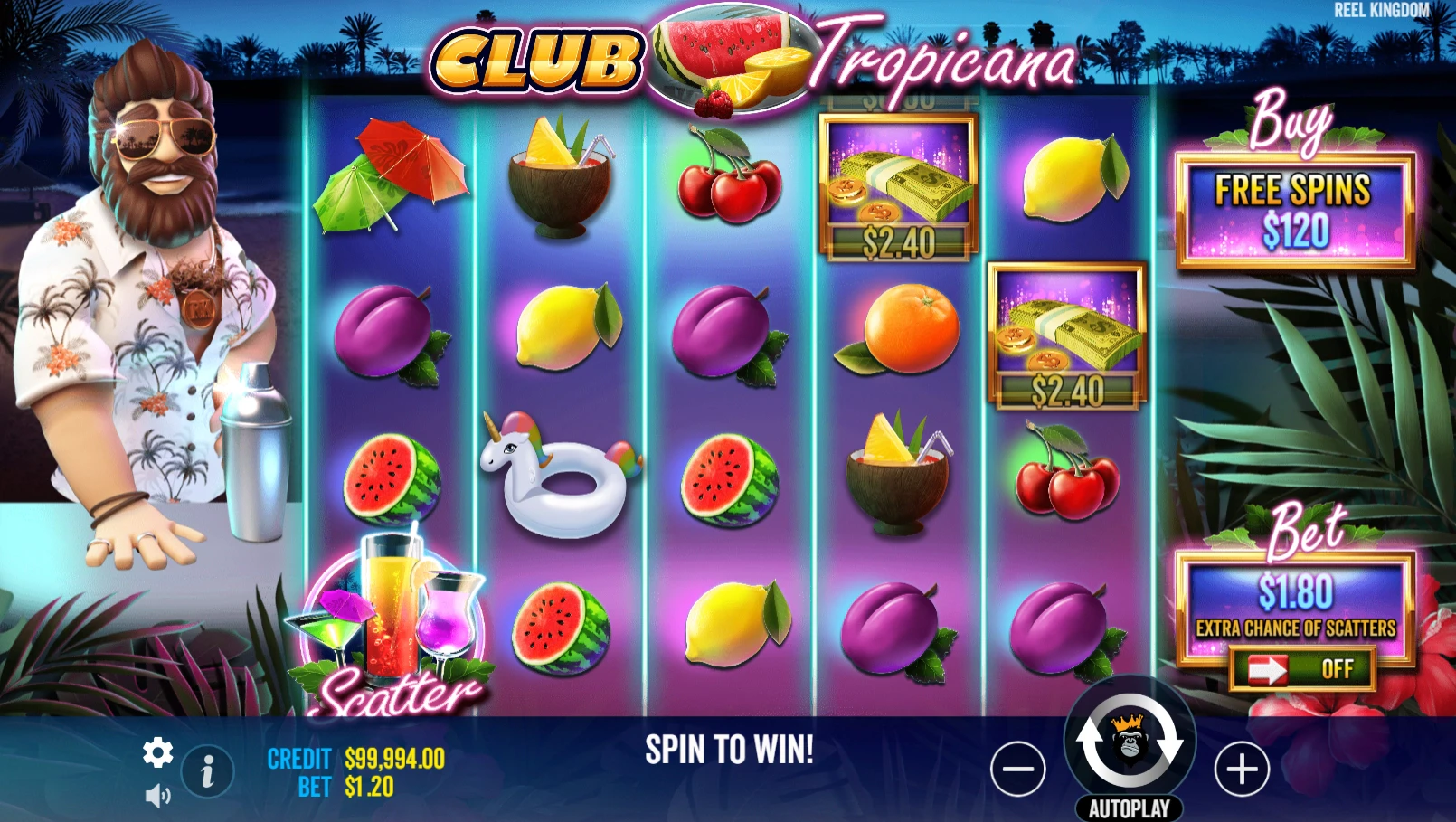 Club Tropicana by Reel Kingdom