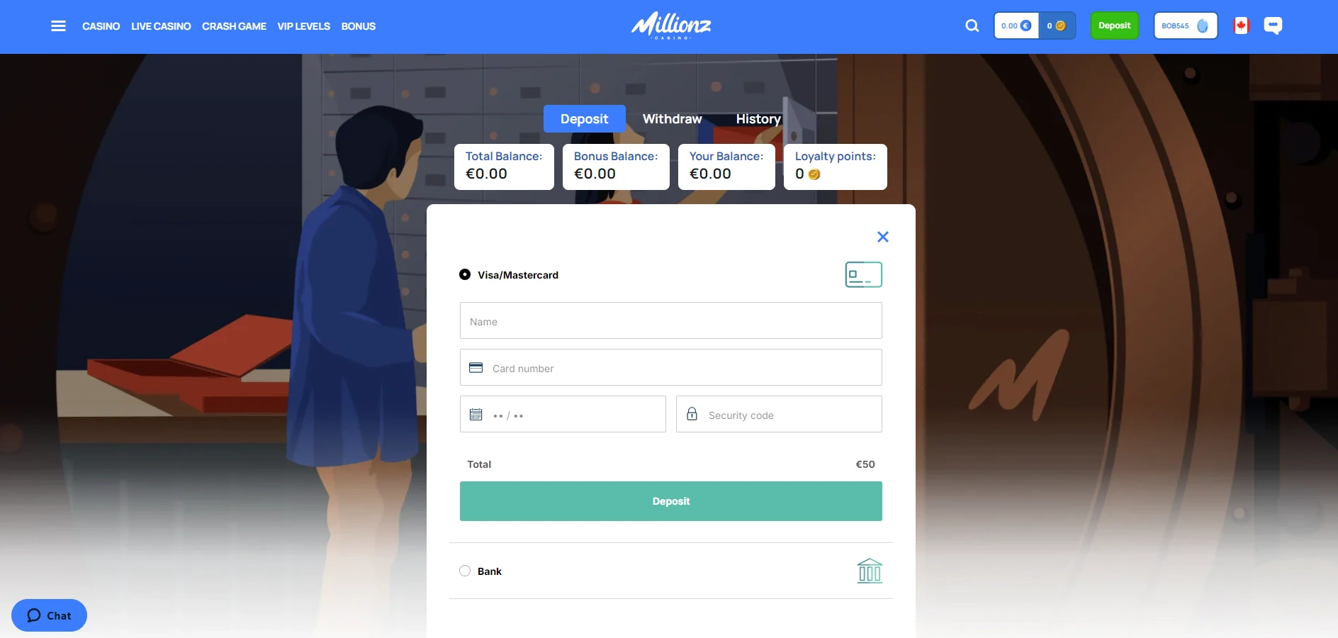 Millionz Deposit