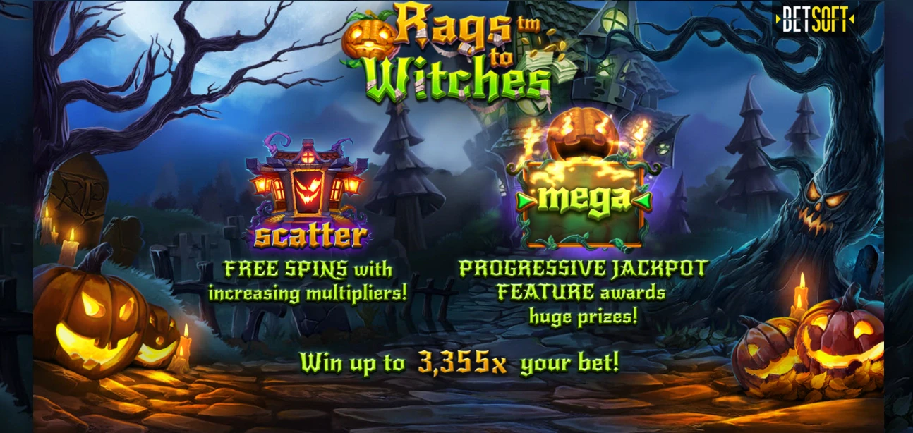 Rags to Witches by Betsoft