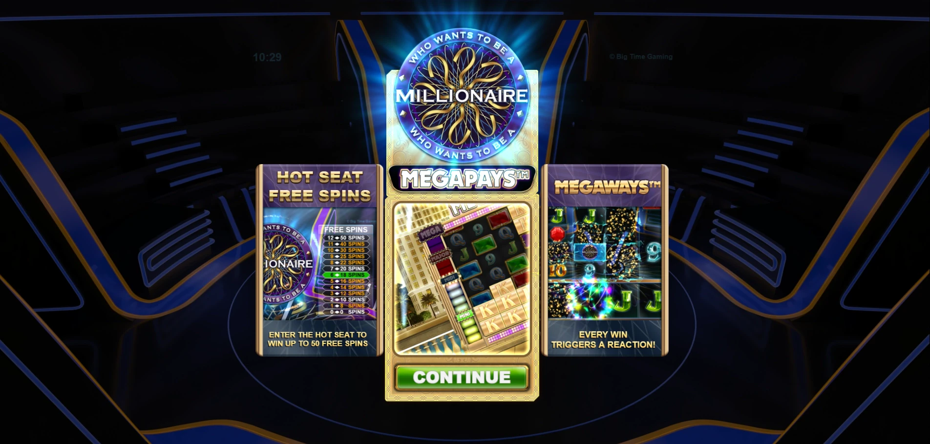 Millionaire Megapays by Big Time Gaming