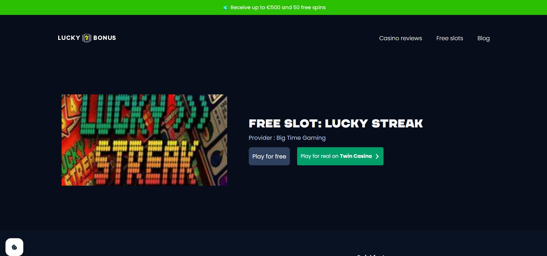 Lucky Streak by Big Time Gaming