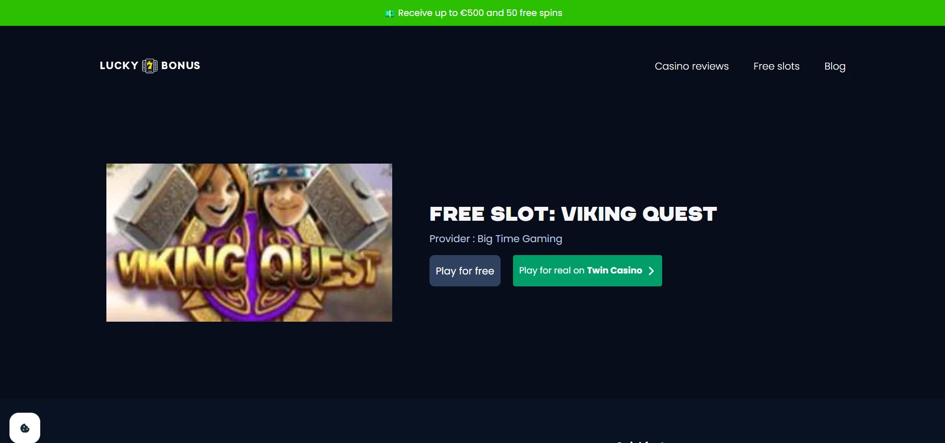 Viking Quest by Big Time Gaming