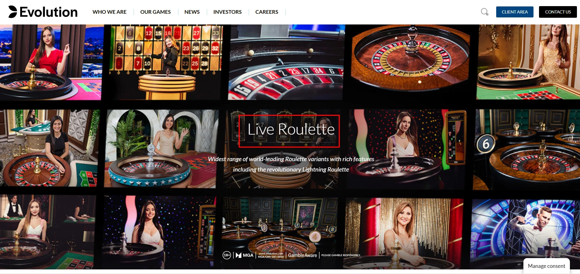 Evolution Live Casino