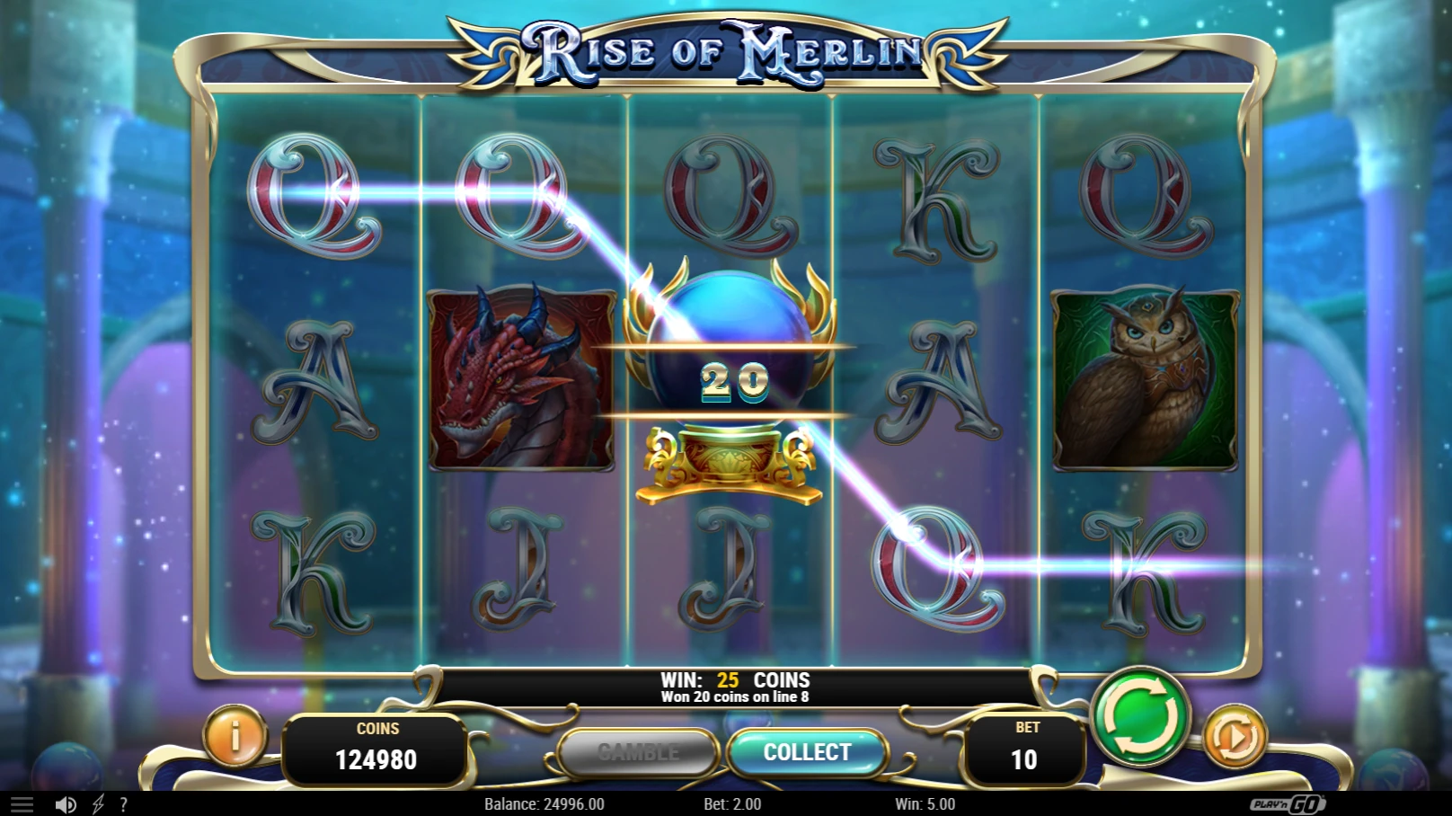 Rise of Merlin by Play'n GO