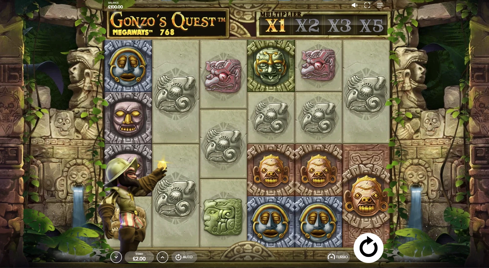 Gonzo's Quest Megaways by Red Tiger Gaming